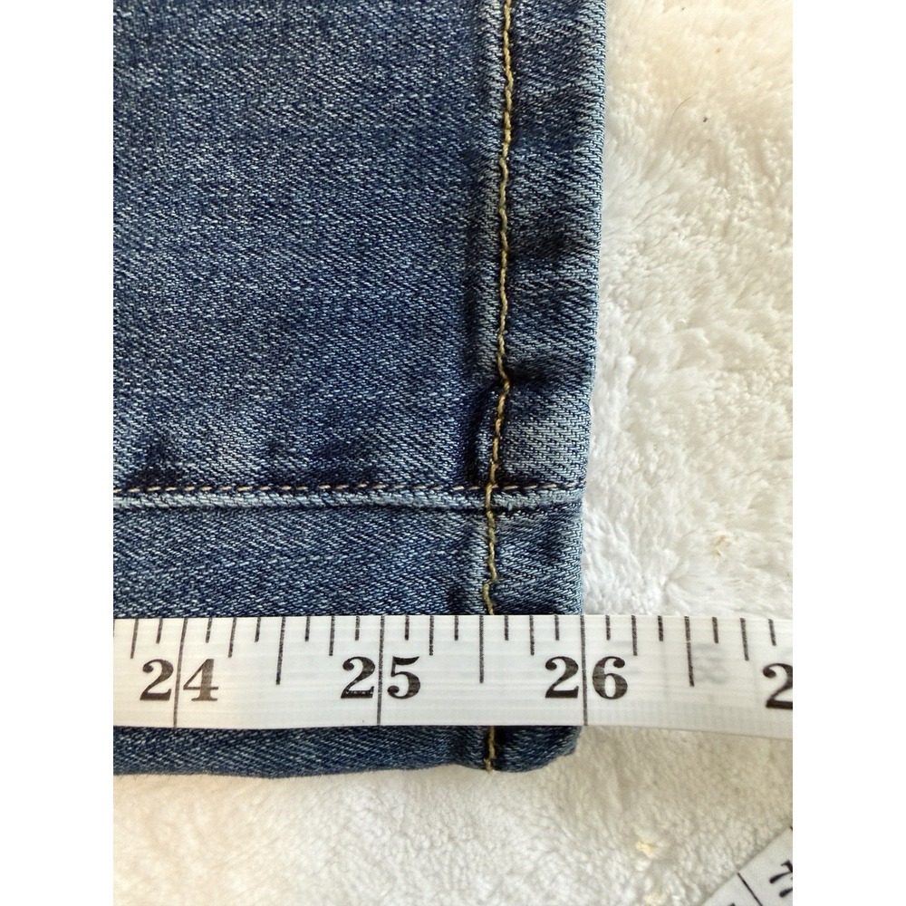 Nili Lotan Jeans Women's 25 Emerson Barrel Leg Ankle Denim Classic Wash - Picture 9 of 10